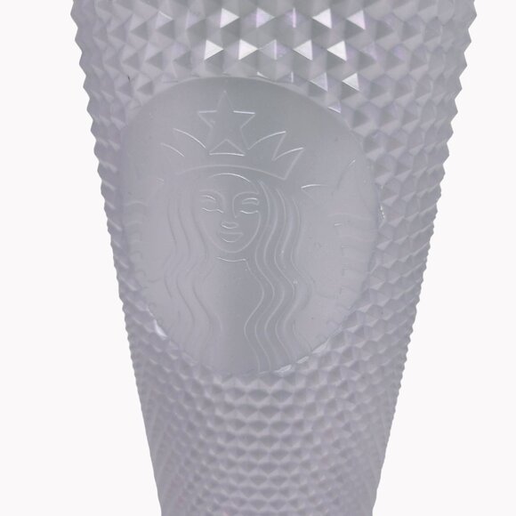 Starbucks 2021 Holiday 24oz Iridescent Icy Purple Cold Cup Tumbler NO STRAW - Picture 2 of 6